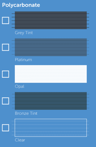 Centurion Polycarbonate Colours