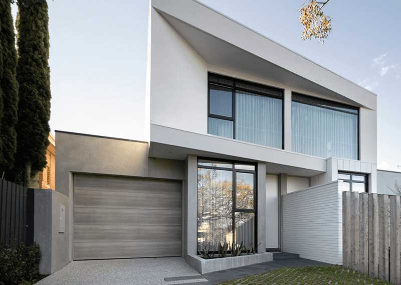 Single Sectional Garage Door - Flatpanel - Jasper Color