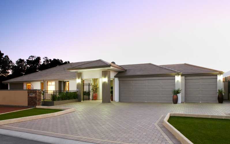 Single & Double Sectional Garage Door - Large Rectangle - Cove Color